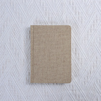 Carnet en tissu OEM A5, pages vierges lignées, carnet de croquis, couverture en lin, vente en gros, prix bas