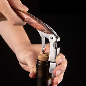 Customizable Logo Wedding Parties Casual Gatherings KitchenPortable Multifunction Wine Beer Bottle Gift Opener Wood Corkscrew - Product Image 4