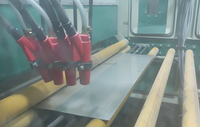 Machine de sablage à convoyeur à rouleaux matériau en feuille de sablage automatique