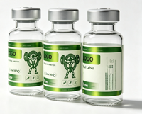 Étiquettes autocollantes personnalisées, étiquettes imperméables en rouleau pour peptides, étiquettes pour flacons de 10 ml et 30 ml, résistantes aux UV et aux basses températures, pour logo autocollant