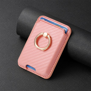 Funda de Moda para Tarjetas de Crédito con Fibra de Carbono PU Magnética, Funda Protectora para Apple 14 15 16 Pro - Product Image 2