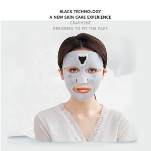 아름다움 얼굴 리프팅 스파 마사지 스마트 얼굴 강화 깊은 보습 유연한 전기 Microcurrent SiliconeFacial 마스크