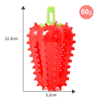 Chili Pepper Funnel Ball Eco-vriendelijk Modern Interactief Hondenspeelgoed TPR Plastic Tandenreiniging Verveling Verlichting Huisdier Snuffelspeelgoed