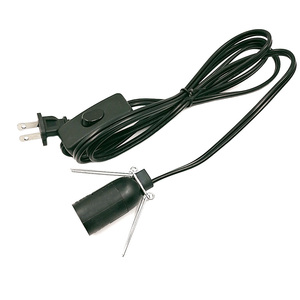 Mở Rộng Kit Chúng Tôi Cắm Điện Phẳng Dây Cáp 303 On Off Chuyển Đổi Ánh Sáng E14 Ổ Cắm Bóng Đèn Muối Dây Đèn - Product Image 2