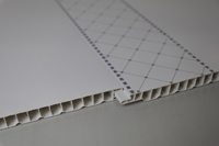 Panneaux de plafond en PVC économiques, ignifuges et imperméables, pour plafonds à grille, centres commerciaux, hôtels, hôpitaux, gymnases, sous-sols, salles de bain, appartements et usage extérieur