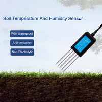 Medidor de Humedad del Suelo USB 7 en 1 con Detección de pH, NPK y Fertilidad para Agricultura Inteligente
