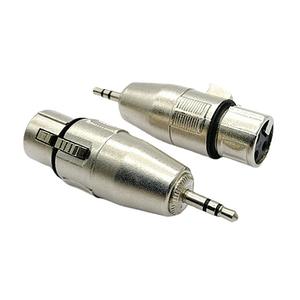 Adaptador de Conector XLR de 3.5mm Macho a Hembra, Conversión de Cabeza Hembra Cannon, Doble Sonido - Product Image 3