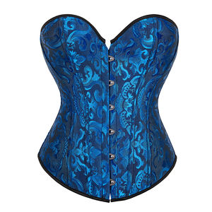 Corsé Sencillo y Elegante Sin Encaje Sobre el Busto Sin Copas <span class=keywords><strong>Faja</strong></span> Ceñidora de Cintura para Novia con Varillas - Product Image 4