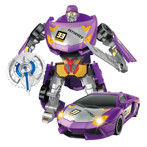 Jouets de construction éducatifs STEM pour enfants Voitures et robots qui transforment et déforment les véhicules et les camions d'assemblage en plastique - Product Image 1