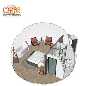 Casa Modulare a Cupola in Fibra di Vetro, Resistente alle Incendi e a Rapida Installazione - Product Image 2
