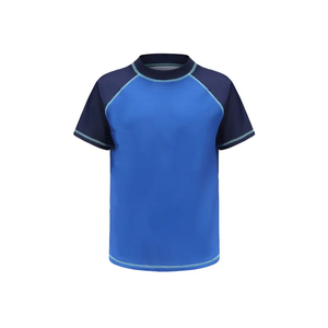 Linda protección solar niños Rashguard camisa de manga larga corta buena calidad jóvenes Rash Guard <span class=keywords><strong>Surf</strong></span> Set bebé camisetas Top camisa de verano - Product Image 4