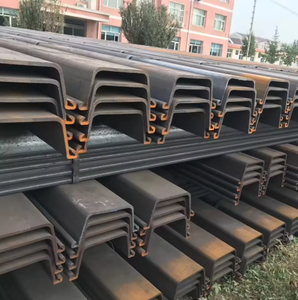 Lembaran baja tipe U dapat ditumpuk, lembar <span class=keywords><strong>Piling</strong></span> baja gulung panas untuk konstruksi - Product Image 4