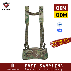 Gilet tactique camouflage compatible MOLLE en nylon, harnais réglable pour entraînement extérieur et chasse - Product Image 1