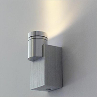 Applique murale Led d'intérieur rectangulaire en Aluminium, design moderne, montage en Surface, idéal pour un couloir, des escaliers, 100/240V