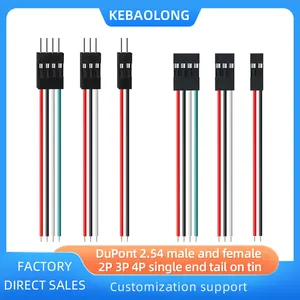 Customization UL1007-22 DuPont 2.54mm Pitch Terminal Wire Model Aircraft Extension Cable Gyro Terminal Block