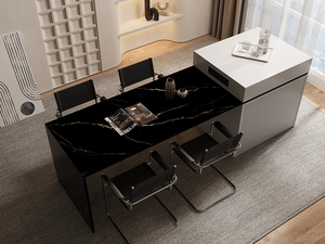 Continuité pleine surface personnalisée pierre frittée <span class=keywords><strong>Alsace</strong></span> Noir vente en gros - Product Image 3