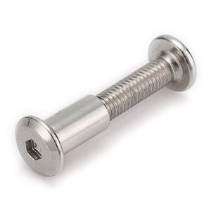 Fabrika özel paslanmaz çelik altıgen başlı soket cıvata ve namlu somun M6 M8 M10 mobilya ortak bağlayıcı cıvata ve kapak somun kiti için - Product Image 2