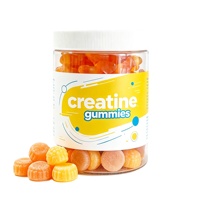 Bonbons énergétiques à la pectine sans sucre, créatine monohydrate 1600 mg, bonbons gélifiés pour le sport, pour adultes
