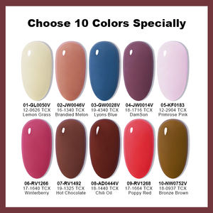 Vernis à ongles gel R S <span class=keywords><strong>Nail</strong></span> Pantone, 10 couleurs, échantillon gratuit 8g, végan, non toxique, séchage LED, flacon professionnel pour <span class=keywords><strong>nail</strong></span> <span class=keywords><strong>art</strong></span> - Product Image 6