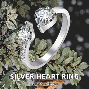 Bague de fiançailles J&C en argent sterling 925 avec diamant de laboratoire, tendance, à porter au quotidien pour femmes - Product Image 2