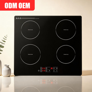 5000W Commercial 4 Burner Induction Cooker Restaurant Heavy Duty Stainless Steel Fast Heating Professional Induction <b>Stove</b> Four - Product Image 3