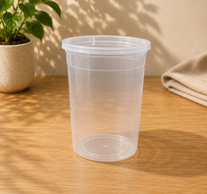 Vasos Desechables Resistentes a Prueba de Fugas con Tapas Herméticas, Aptos para Microondas, para Almacenamiento de Alimentos y Preparación de Sopas, Alta Calidad - Product Image 1