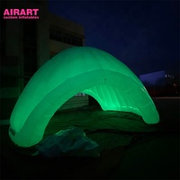 Tente gonflable de haute qualité, dôme gonflable lumineux pour événements publicitaires