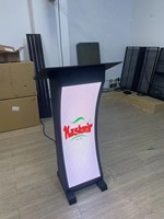 Écran LED de podium intérieur GOB sur mesure Church P1.86, luminosité 750 cd/m², installation facile, garantie 2 ans pour les conférences