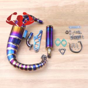 ท่อไอเสียรถมอเตอร์ไซค์แบบกำหนดเองสำหรับ Honda Dio AF18 ท่อไอเสียทรงกรวยไทเทเนียม <span class=keywords><strong>SHSH</strong></span> - Product Image 1