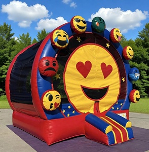 Castillo Inflable con Cara Sonriente, Pequeño Castillo Inflable para Niños, Comprar Castillo Inflable con Piscina de Pelotas - Product Image 2
