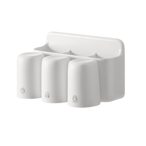 LANZYLO ODM Portaspazzolino in Plastica da Parete Senza Foratura per Bagno/Toilette, per Spazzolini Elettrici 72075 - Product Image 6