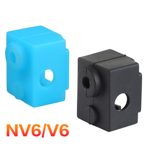 Funda de silicona 3DSWAY E3D V6, aislamiento del bloque de calentamiento negro para accesorios de impresora 3D - Product Image 4