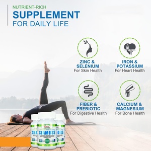 สารสกัดสาหร่ายทะเลสมุนไพรสูตรเฉพาะ 60 แคปซูล เสริมสร้างภูมิคุ้มกันรากผม สำหรับผู้ชายและผู้หญิง แคปซูลสาหร่ายทะเล - Product Image 5