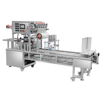 Machine de thermoscellage électrique automatique pour couvercles de tasses en acier inoxydable, pour mini-croustilles, pop-corn, biscuits, aliments et boissons, avec support en papier