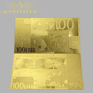 Billetes de Banco de Oro de 5 Euros - 1 Millón de Euros en Billetes de Oro de 24K Chapados en Oro para Colección - Product Image 2