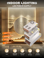 Transformateur régulé 220V AC vers DC 60A 300W 60 Amp 110V Alimentation à découpage LED avec courant de sortie de 20A
