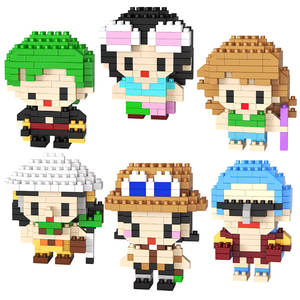 Nouveauté : Blocs d'animation, briques de dessins animés, jouets, figurines d'action d'anime pour enfants, blocs de construction, jouets à assembler soi-même, compatibles - Product Image 1