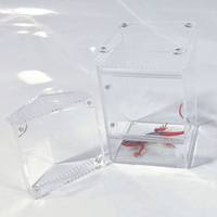 Nouvelle conception YAGELI – Enclos d'élevage en acrylique transparent pour tarantules et araignées, taille personnalisée, impression sérigraphiée, pour exposition à domicile