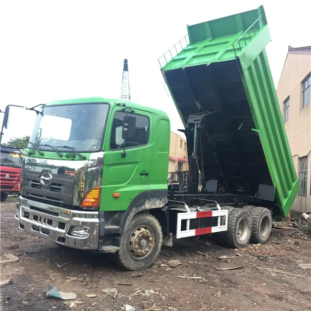 Peralatan Konstruksi Bekas HINO 6*4 Truk Sampah Dump Truck Tipper 700 Tugas Berat/Truk Sampah HINO Stok Tersedia