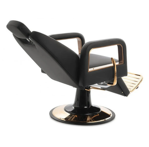 Sillón de Peluquería Vintage, Juego de Muebles para Salón de Belleza, Silla de Barbero Hidráulica, Espejo y Silla Vintage para Corte de Cabello - Product Image 4