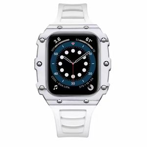 Eraysun Bracelet de montre en céramique pour <span class=keywords><strong>Apple</strong></span> Montre Bande en fibre de carbone Keramische <span class=keywords><strong>Lunette</strong></span> Voor i Watch Serie 7 Band Voor - Product Image 5