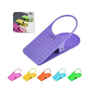 Custom Logo Factory Wholesale Custom Logo Office Desk Big Size <b>Plastic</b> <b>Drink</b> Clip Table <b>Cup</b> Holder - Product Image 1
