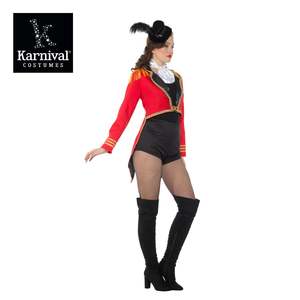 ODM Venta al por mayor Disfraces de <span class=keywords><strong>circo</strong></span> de Halloween Vestido de lujo Mujeres adultas CARNIVAL RINGMASTER Cos Play Mujeres - Product Image 2