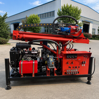 Prix direct usine : Foreuse de puits d'eau DTH 100-300m montée sur camion, avec moteur diesel, pompe, boîte de vitesses et accessoires complets, 200m