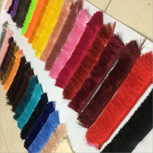 4cm verde azulado azul cepillo flecos Trimtape encaje gitano bohemio flecos ajuste para manualidades costura étnica ajuste flecos cinta - Product Image 1