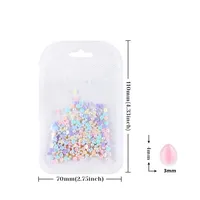 150pcs 3D Sculpté Résine Fleurs avec Perles En Acier Coloré Rond Pétale Nail Art Décorations En Gros