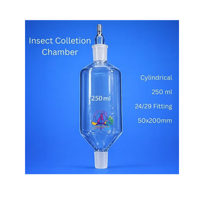 Chambre de collecte d'insectes cylindrique premium 250 ml – Contenant transparent pour la capture d'échantillons pour la recherche en laboratoire et sur le terrain - Product Image 2