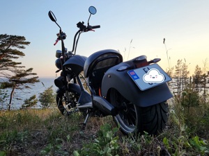 Motocicleta eléctrica fabricada en China, scooter eléctrico, ciclomotor, estilo retro vintage para adultos - Product Image 6