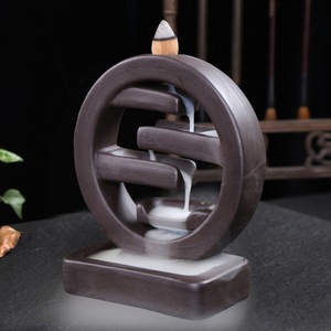Quemador zen de incienso para la Iglesia, soporte creativo de cascada para incienso, quemador de carbón, con diseño de Buda zen - Product Image 6