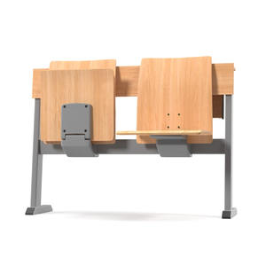 Ensembles d'école de meubles de salle de classe système de sièges d'université d'étudiant pour deux endroits - Product Image 3